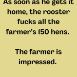 A Farmer Buys A Young Rooster