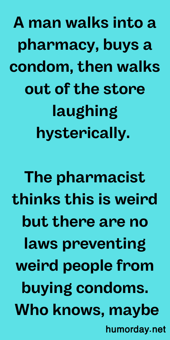 What Could Be So Funny About Buying A Condom